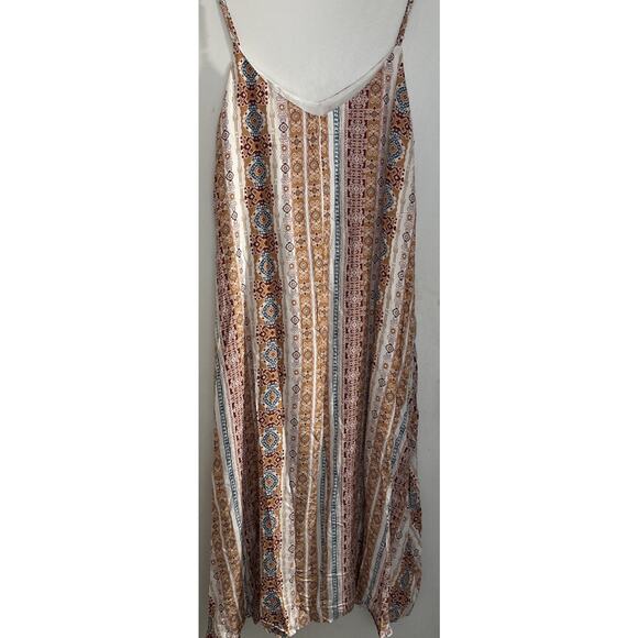Savanna Jane Boho Maxi Dress Size 1X Multicolor Sleeveless Casual Sundress - Picture 2 of 6